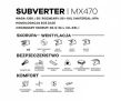 Kask LS2 MX470 Subverter Voodoo B/White Red  - 4