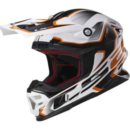 Kask LS2 LIGHT Compas White Orange 
