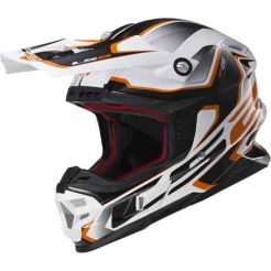 Kask LS2 LIGHT Compas White Orange 