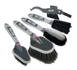 MUC-OFF - Zestaw 5 szczotek do czyszczenia motocykla