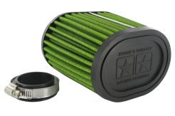 Filtr powietrza Stage6 Drag Race, 44 / 49mm, zielony 