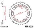 Zębatka tył stalowa JT JTR1220.36 rozmiar 520 - 6