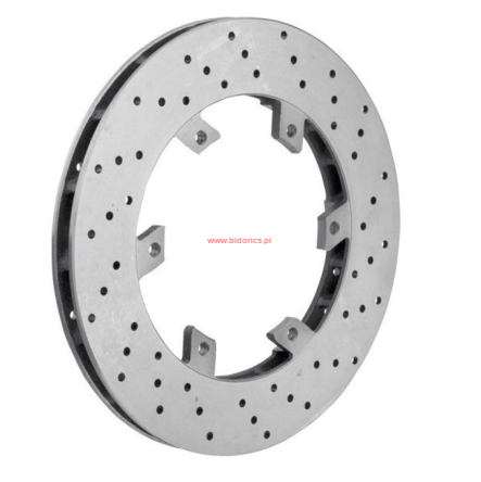 Tylna tarcza hamulcowa 206 x 16 mm OTK TonyKart BWD
