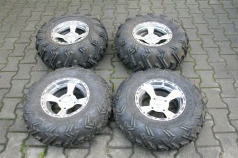 Komplet felg i opon do ATV