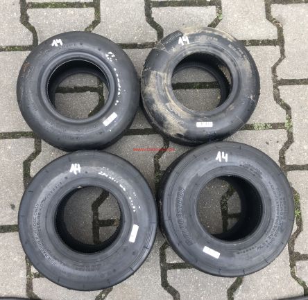 Komplet opon kartingowych marki Bridgestone slik nr.14  4/10-5 5/11-5