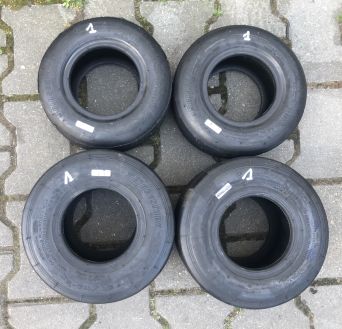 Komplet opon kartingowych marki Bridgestone slik nr.1  4/10-5 5/11-5