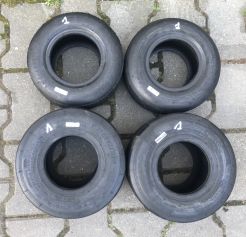 Komplet opon kartingowych marki Bridgestone slik nr.1  4/10-5 5/11-5