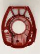 Czerwona metalowa ochrona wentylatora boczna BlueBird Birel Easykart 50cc - 2