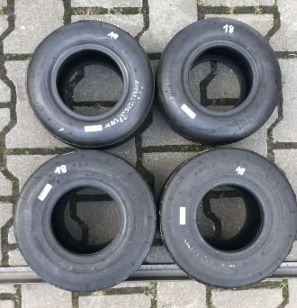 Komplet opon kartingowych marki Bridgestone slik nr.18  4/10-5 5/11-5