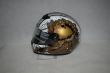 Kask Ozone Scorpion integralny biało-złoty - 3