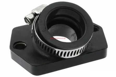 Króciec ssący Stage6 Viton, krótki, Gilera / Piaggio, 21mm przelot / 24,5mm wyjście