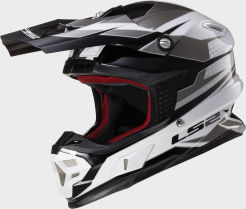 Kask LS2 LIGHT Factory White Black Titanium