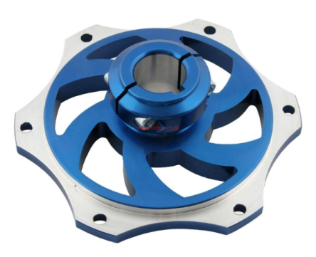 Uchwyt na zębatkę 30mm anodowane aluminium