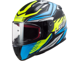Kask motocyklowy Comfort LS2 FF353 Rapid Gale Matt Black Blue Yellow