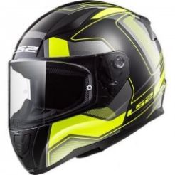 KASK LS2 FF353 RAPID CARRERA B/HI VIS YELLOW