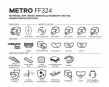 KASK LS2 FF324 METRO EVO GLOSS HI-VIS YELLOW - 4