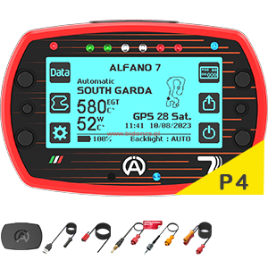 Lap Timer, Licznik okrążeń, Alfano 7, 2T, zestaw 4