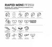 KASK LS2 FF353J RAPID MINI SOLID BLACK  - 3