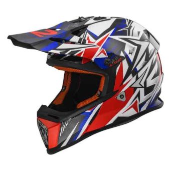 Kask LS2 FAST Strong White Blue Red 