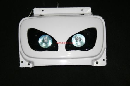 Lampa przednia halogenowa BWS biała