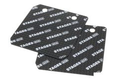 Płytki membrany do zaworów Stage6, 45°, 0.35mm, carbon, Gilera / Piaggio