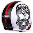 Kask motocyklowy LS2 OF599 Spitfire Inky White Black - 3