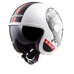 Kask motocyklowy LS2 OF599 Spitfire Inky White Black