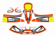 Naklejki na karoserię 60cc Mini rk-c28  Robert Kubica LLC - 2