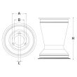 Tylna aluminiowa felga Standard - 2