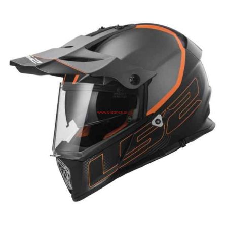 Kask LS2 Pioneer Element Matt Titanium Black