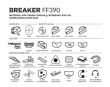 KASK LS2 FF390 BREAKER BETA MATT RED BLUE  - 3