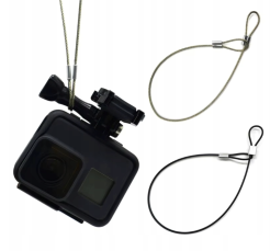 Linka zabezpieczająca 30 CM Stalowa dla kamer sportowych GOPRO