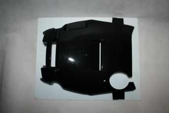 Nadkole STR8, czarne metalik, MBK Nitro / Yamaha Aerox