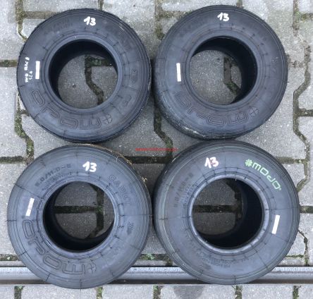 Komplet opon kartingowych marki Bridgestone slik nr.13  4/10-5 5/11-5
