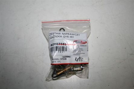 Zestaw naprawczy gaźnika GY6 80cc