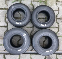 Komplet opon kartingowych marki Bridgestone slik nr.8  4/10-5 5/11-5