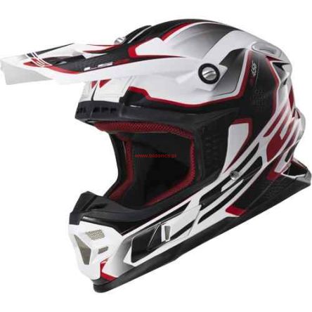 Kask LS2 LIGHT Compas White Red 
