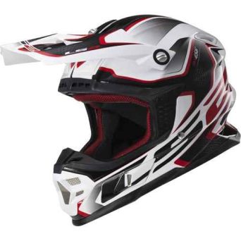 Kask LS2 LIGHT Compas White Red 