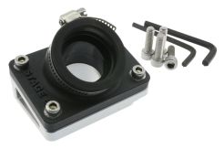 Króciec ssący z podstawą Stage6 R/T d.28mm, aluminium, Gilera / Piaggio / Peugeot leżący