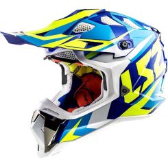 KASK LS2 MX470 SUBVERTER NIMBLE WHITE BLUE YEL