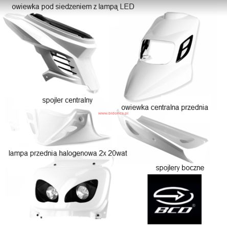 Zestaw owiewek BCD Yamaha BWS
